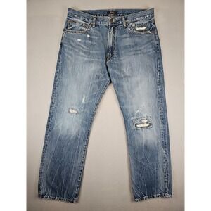 Polo Ralph Lauren The Classic Fit Rope Dyed Distressed Jeans Men's Size 36x31